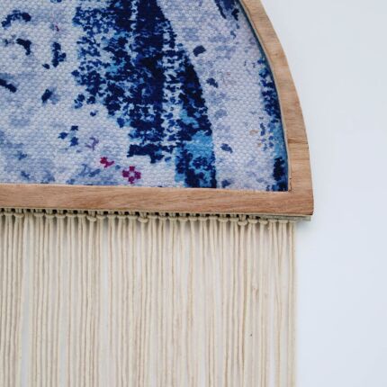 Handcrafted wall hanging planters and fabric wall hangings perfect for outdoor and indoor wall decor