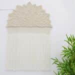 Handcrafted wall hanging planters and fabric wall hangings perfect for outdoor and indoor wall decor