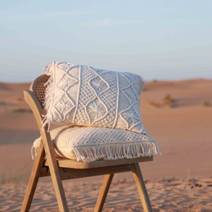 Handmade cushion decorative pillow for sofas, beds, and modern home décor
