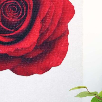 Rose print wall hanging decor for elegant home wall decor, wall art Dubai, and outdoor wall hangings