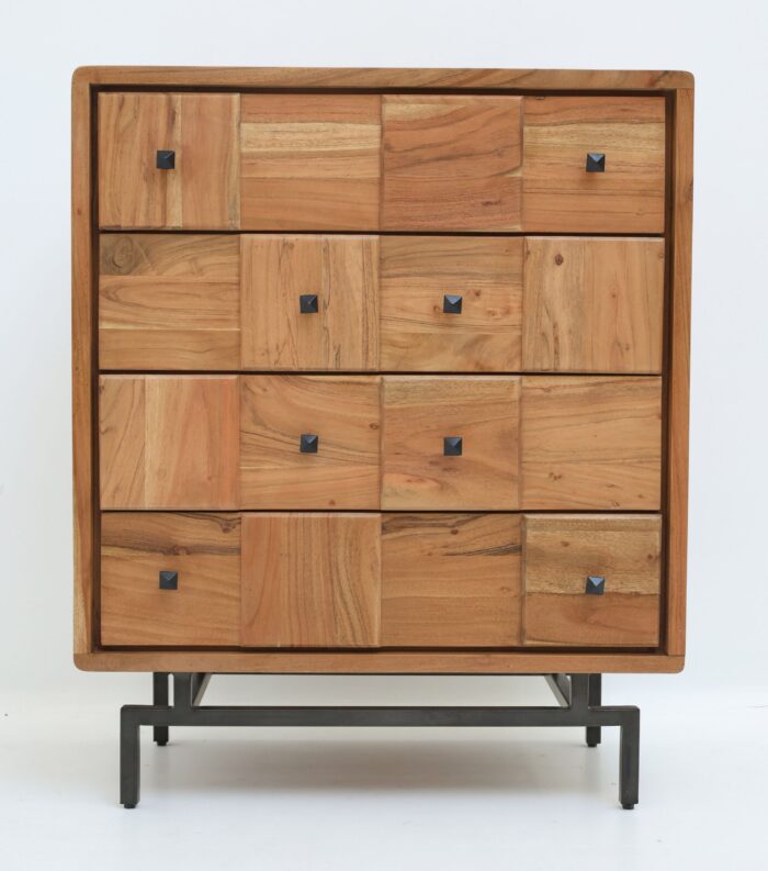 DRASER 4 Drawer with Iron Stand stylish storage unit, modern office furniture Dubai, royal furniture for home and workspace, durable western furniture available at furniture shop near me UAE.