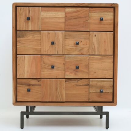 DRASER 4 Drawer with Iron Stand stylish storage unit, modern office furniture Dubai, royal furniture for home and workspace, durable western furniture available at furniture shop near me UAE.