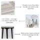 Aluminium Nesting with Marble Side Table – Luxury Living Room Furniture Dubai