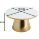 Modern iron sheet coffee table by Ramsha Home رمشا المنزل – luxury furniture Dubai