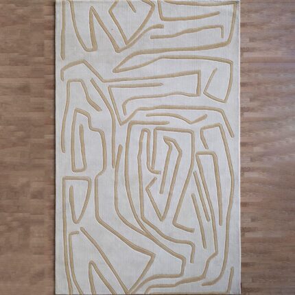 Luxury handmade rug in Dubai for elegant living room and bedroom flooring.