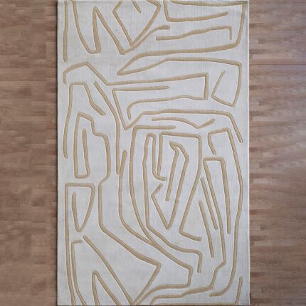 Luxury handmade rug in Dubai for elegant living room and bedroom flooring.