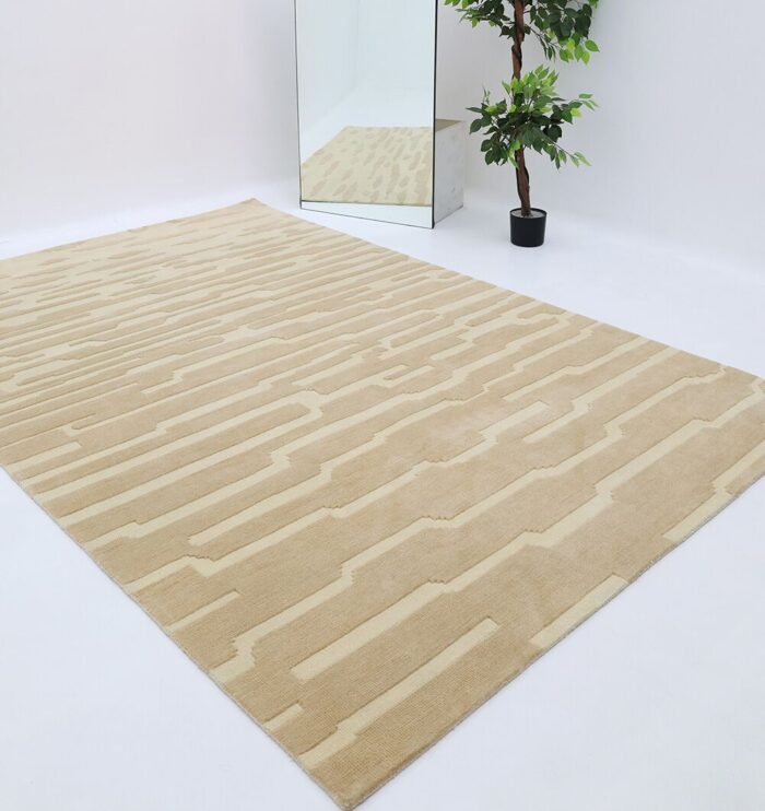 Dark Beige Home Decor Rug  - CMN 88 (200x300 cm) - Image 1