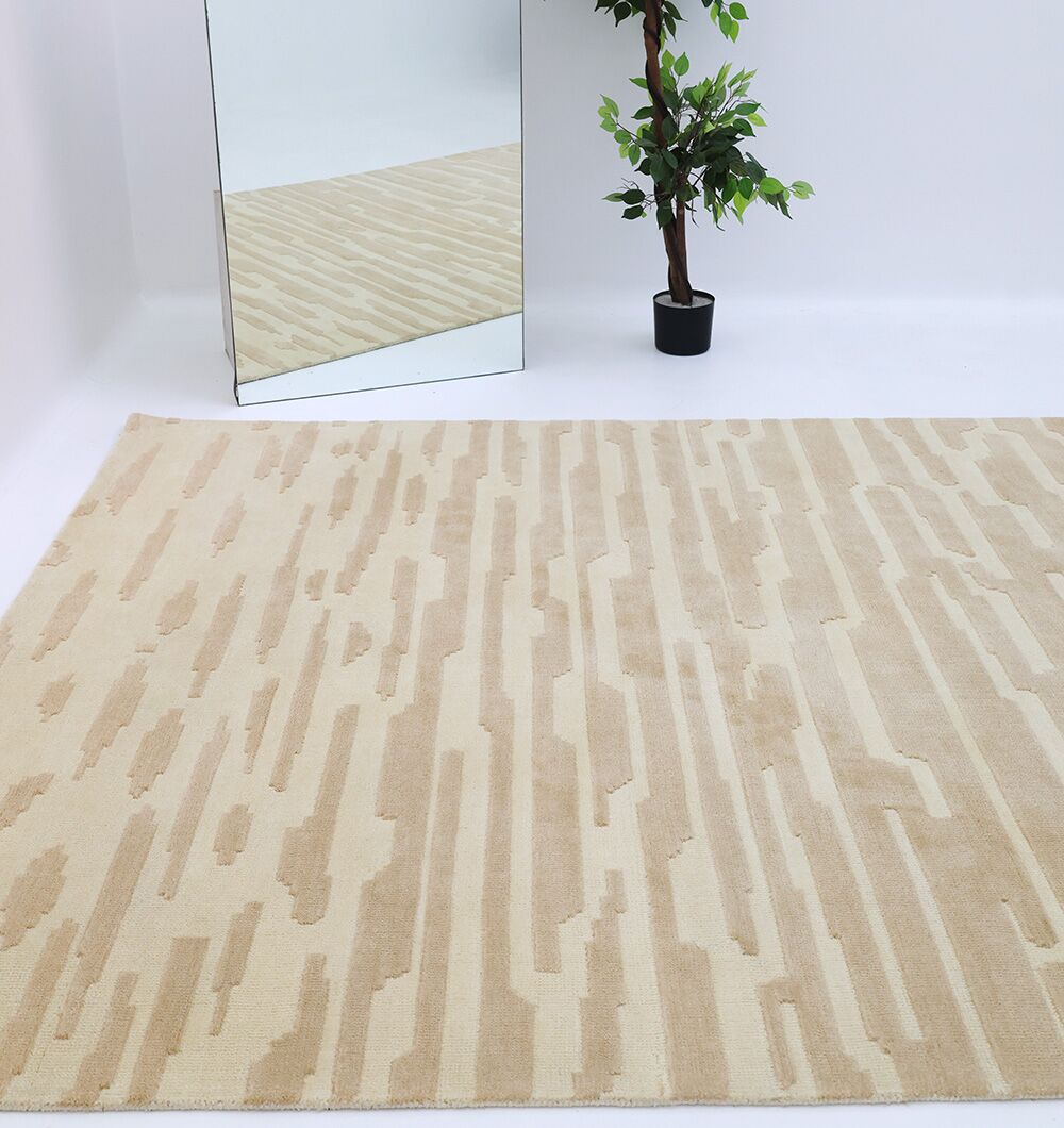 CMN-88 (2) Dark Beige Home Decor Rug  - CMN 88 (200x300 cm) - Image 3