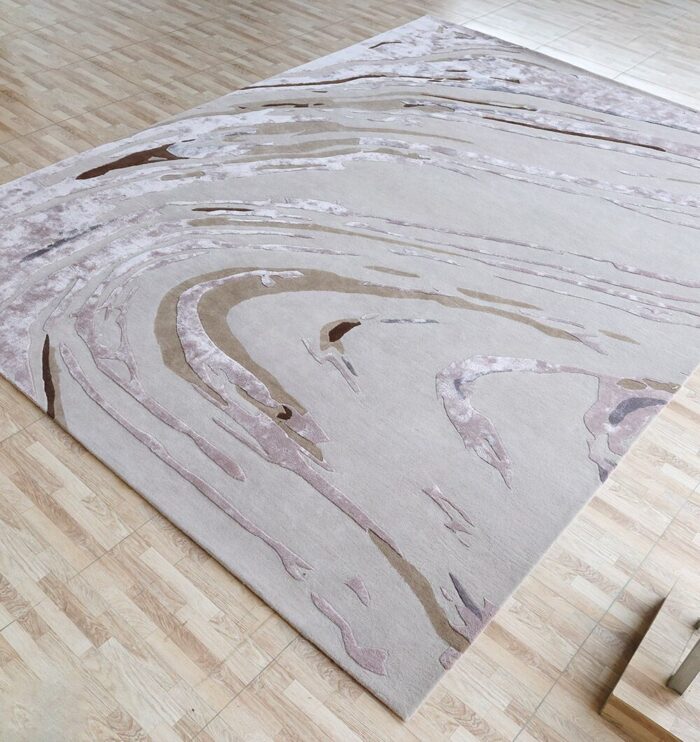 Elegant handmade rugs Dubai collection featuring modern big rugs for living room, tufted bedroom rugs, and premium living room carpets in UAE homes.