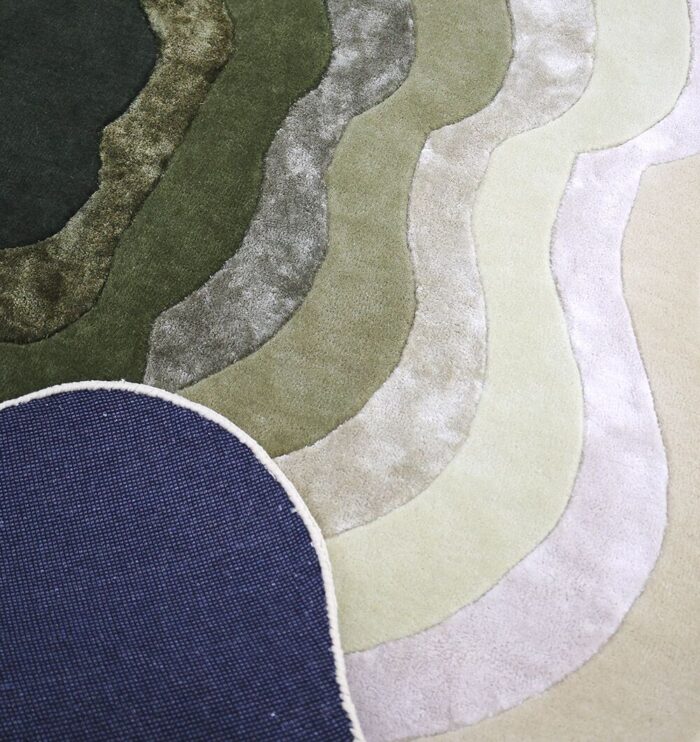 Handmade rugs by Ramsha Home رمشا المنزل with elegant textures for modern flooring