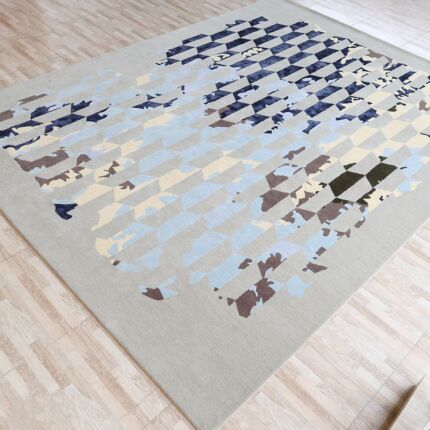 Luxury handmade rug in Dubai, ideal for living room carpet or bedroom rugs, available across UAE.