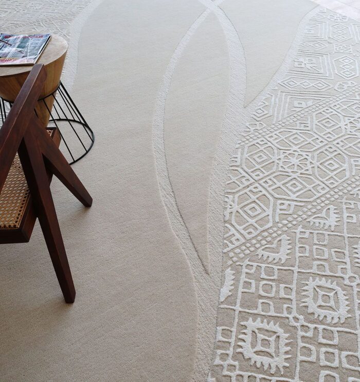 Handmade rug in Dubai perfect for living room and bedroom, best tufted rugs for home in UAE.