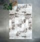 Stylish washable Turkish polyester rug, ideal for indoor and outdoor use, perfect as living room carpet, bedroom rugs, or home UAE décor.
