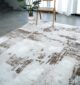 Stylish washable Turkish polyester rug, ideal for indoor and outdoor use, perfect as living room carpet, bedroom rugs, or home UAE décor.