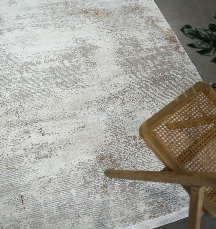 Washable Turkish polyester rug, elegant design for indoor and outdoor use, perfect living room carpet, bedroom rugs, and stylish home décor in UAE.