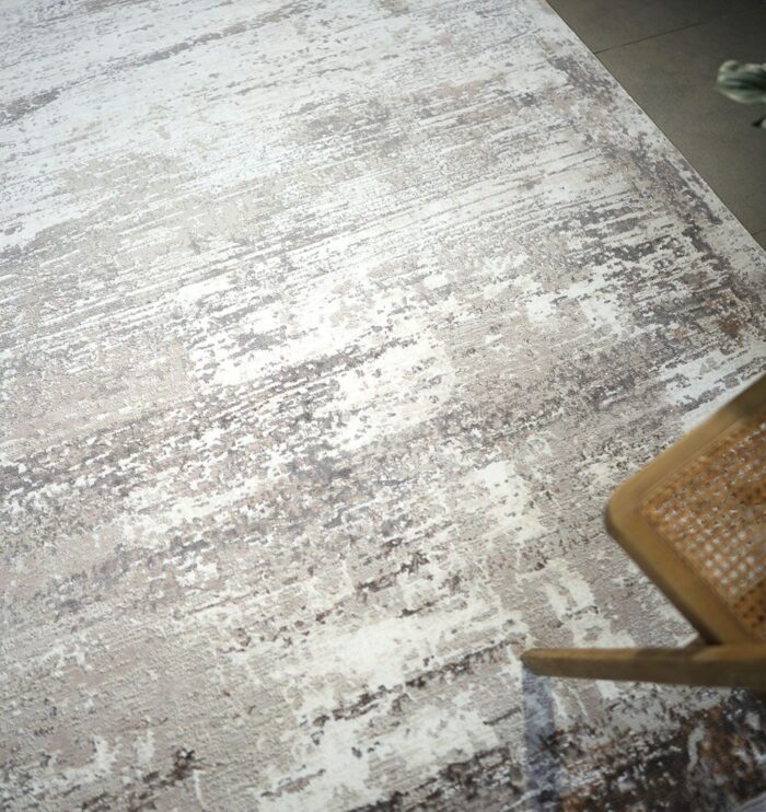 Luxurious Turkish polyester rug, washable and versatile, suitable for indoor and outdoor use, perfect living room carpet, bedroom rugs, and modern home décor in UAE.