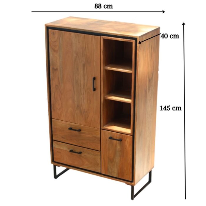 High Board with 2 Doors and 2 Drawers – Modern Home Furniture Dubai