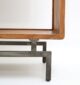 Modern bookshelf with 1 door and iron stand by Ramsha Home رمشا المنزل for stylish home interiors