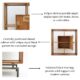 Book Shelf with 1 Door and Iron Stand – Modern Home Furniture Dubai