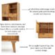 High Board Door 2 Drawer – Modern Storage Cabinet & Home Furniture Dubai