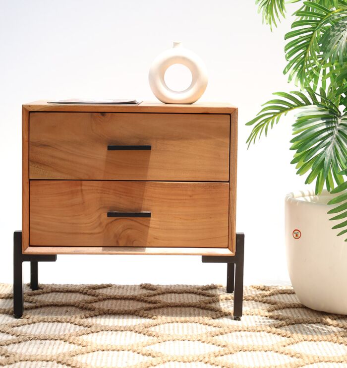 Modern bedside drawer by Ramsha Home رمشا المنزل – luxury bedroom furniture Dubai