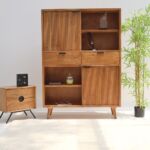 High board door with 2 drawer design, premium office furniture Dubai, modern royal furniture and western furniture style, perfect bedroom furniture or outdoor furniture, available at furniture shop near me UAE.