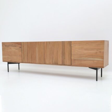 Elegant T.V Cabinet 4 Door design, perfect for office furniture Dubai, royal furniture, and western furniture collections in UAE.