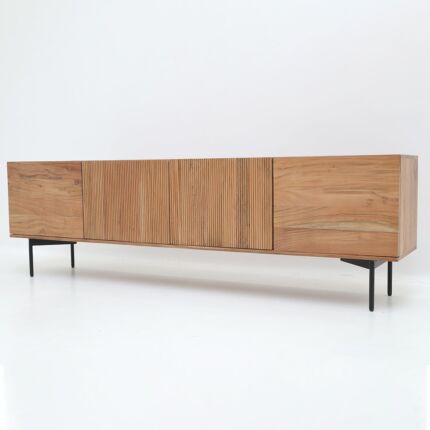 Elegant T.V Cabinet 4 Door design, perfect for office furniture Dubai, royal furniture, and western furniture collections in UAE.