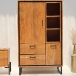 High board door with 2 drawer design, premium office furniture Dubai, modern royal furniture and western furniture style, perfect bedroom furniture or outdoor furniture, available at furniture shop near me UAE.