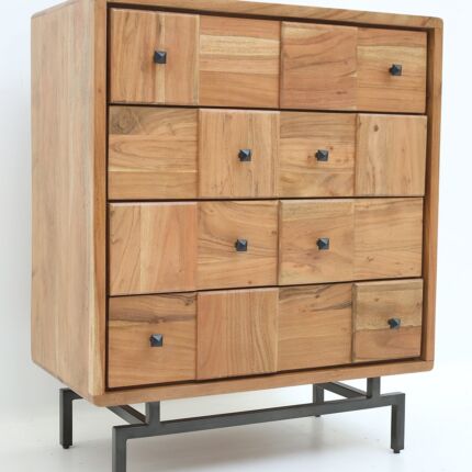DRASER 4 Drawer with Iron Stand stylish storage unit, modern office furniture Dubai, royal furniture for home and workspace, durable western furniture available at furniture shop near me UAE.