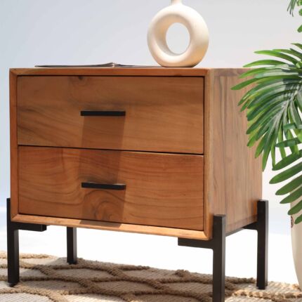 Modern bedside drawer by Ramsha Home رمشا المنزل – luxury bedroom furniture Dubai