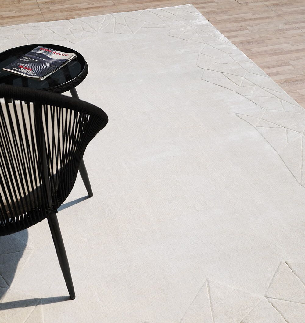 Decorative Beige Color Area Rug - LKH-023 | Handmade Indoor & Outdoor Rug Handmade decorative beige color area rug LKH-023, ideal for living room, indoor spaces, and outdoor styling.