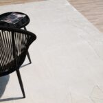 Handmade decorative beige color area rug LKH-023, ideal for living room, indoor spaces, and outdoor styling.