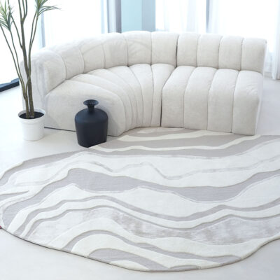 Full view of multicolor handmade area rug HTWV-127 highlighting vibrant design and texture