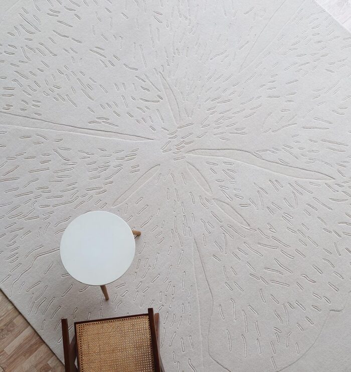 Handmade tufted rug designed in Dubai, premium rugs and carpets for indoor and outdoor floorings