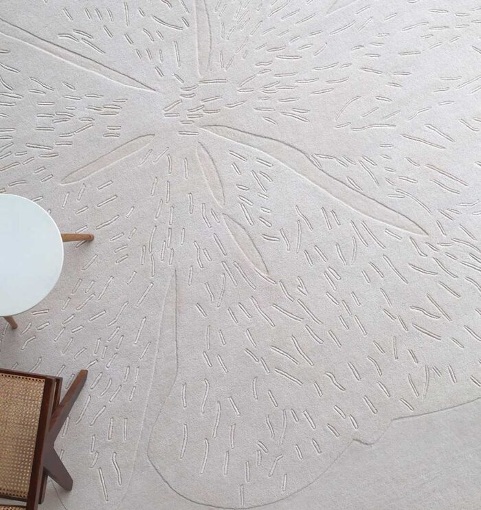 Handmade tufted rug designed in Dubai, premium rugs and carpets for indoor and outdoor floorings