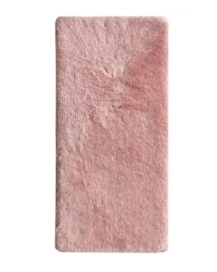Pink Color Kids Room Decor Shaggy Rug – Cozy & Playful Style Pink shaggy rug in kids room decor adding softness and playful comfort