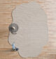 Off White Color Decor Rug HTWV 115 – 200x300 cm handwoven wool-cotton rug