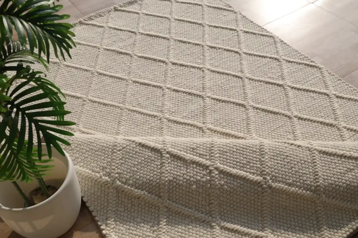 High-quality custom handmade rug being crafted, illustrating durability and skilled artistry for rug investment guide