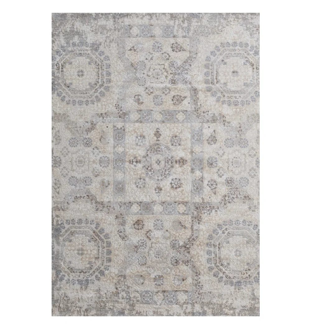 MMB-31-2 Traditional Grey Medallion Area Rug 150x210 CM - MMB-31 - الصورة 1