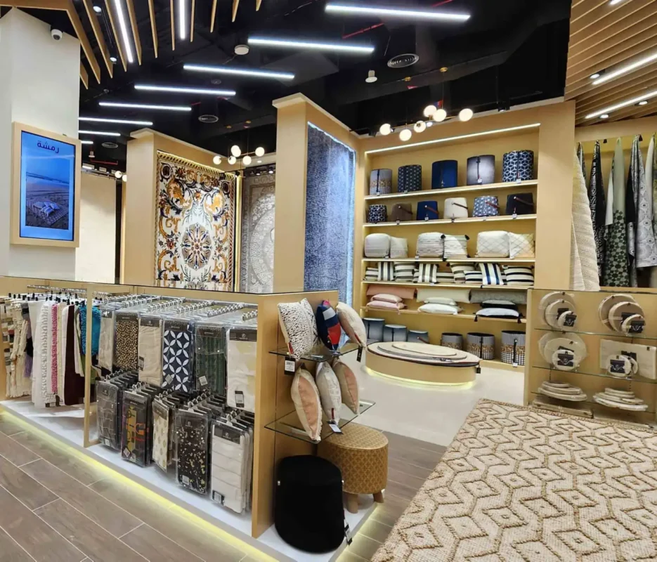 Ramsha Home UAE Showroom – Premium Handmade Rugs & Décor Ramsha Home showroom interior in UAE showcasing premium handmade rugs and home décor