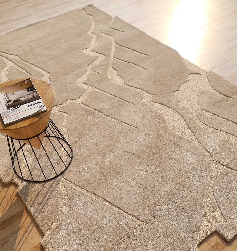 HTWV-172 2 Modern Viscose & Wool Handmade Carpet 200x300 - HTWV-172 - Image 1