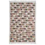 Geometric Jute Cotton Tribal Kilim Rug - KLM 003 (170x240cm)