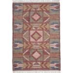 Handwoven Diamond Patterned Kilim Rug - KLM-010 (170x240cm)