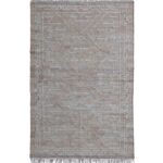 Jute Cotton Blend Kilim Rug For Home Decor - KLM 012 (170 x 240 cm)