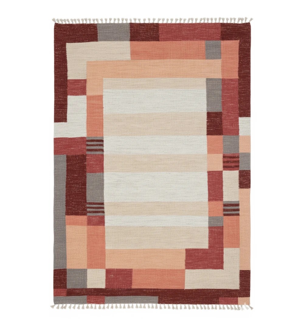 KLM-024 (1) Handmade Kilim Rug Multicolor Rug- KLM-024 (170x240 cm) - الصورة 1