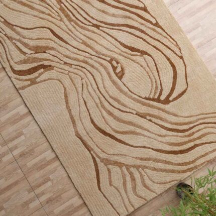 One of the most colorful large rugs featuring a high-pile shaggy texture and a multi-color rectangular design.